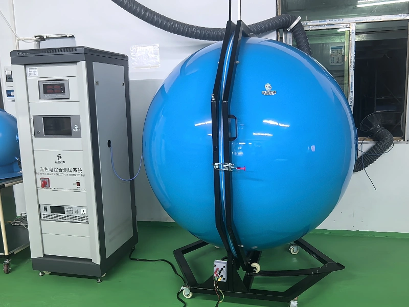 Integral ball spectroscopy tester